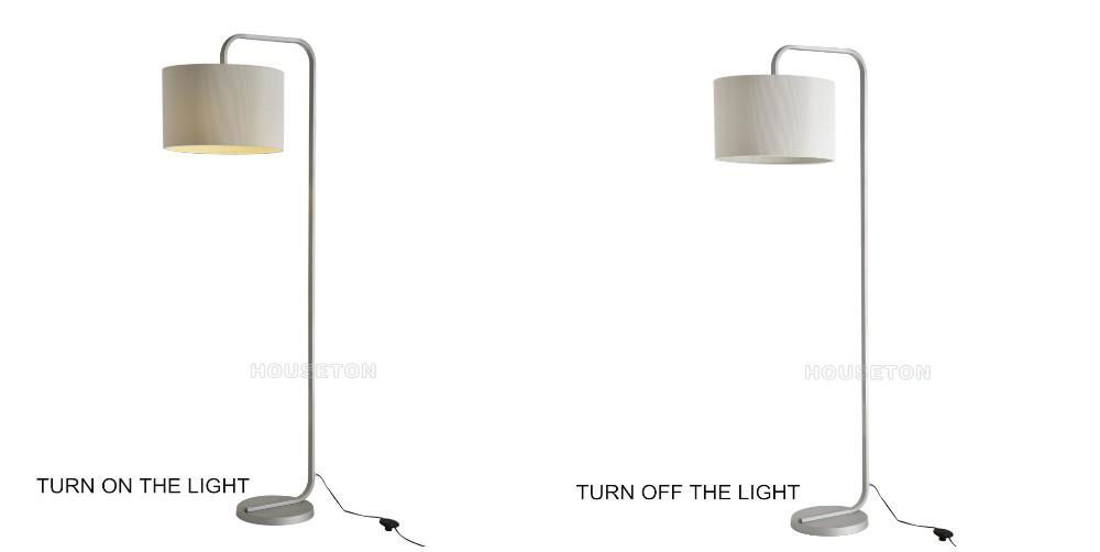 New design nordic home decor fabric contemporary floor lamp 3