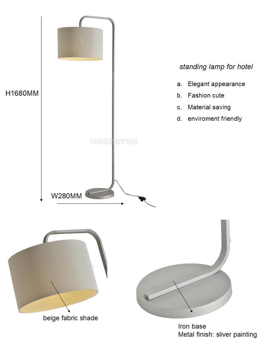 New design nordic home decor fabric contemporary floor lamp 4
