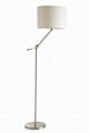 Hot sale modern fabric hotel standing flexible floor lamp shade 1