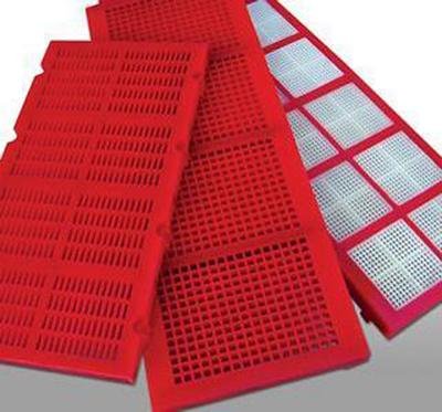 polyurethane dewatering/vibrating/shaking screen/mesh panel 2