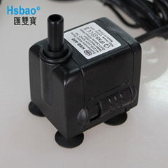 Hsbao 7W 450L/H Aquarium Pump for Fountain