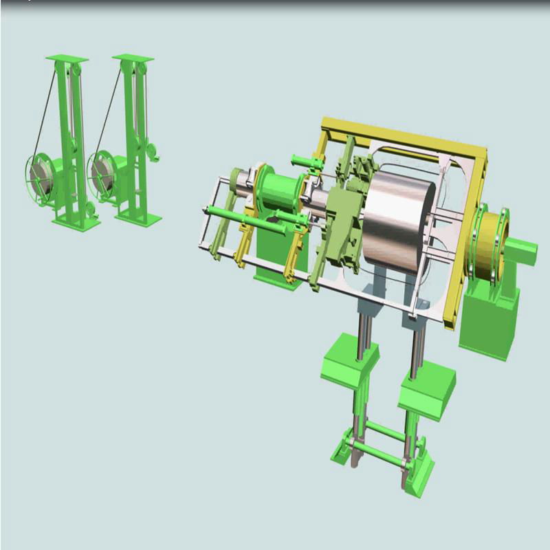 Fully Automatic Steel Strapping Machine For Galvanized Coil Radial Bundling