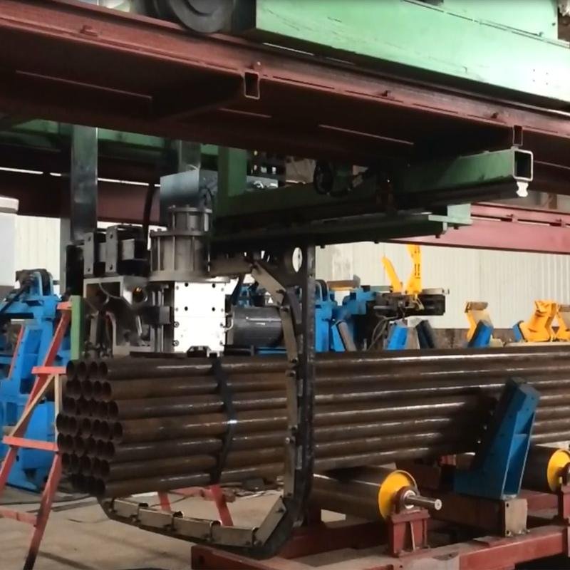 Seal Joint Type Automatic Steel Bundling Machine For Metal Pipe Strapping