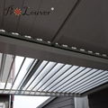 Waterproof louver Motorised Outdoor Aluminum Roof Louvers pergola roof 1