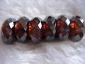 Cubic zirconia stone for Large hole Beads with Multicolored 4