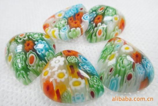 Wholsale Millefiori Glass Beads with Multicolored 5