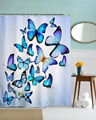 Hot sale polyester digital print shower curtain 1