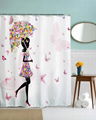 Hot sale polyester digital print shower