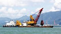 SELL USED CLAMSHELL DREDGER 5CBM 6CBM