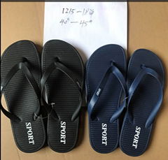 Chinese new design men slippers pvc sandals custom flip flops 