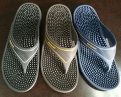 Wholesale Safety health care acupuncture fit massage pvc slippers 