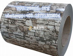 Brick grain color coated steel coil(PPGI )