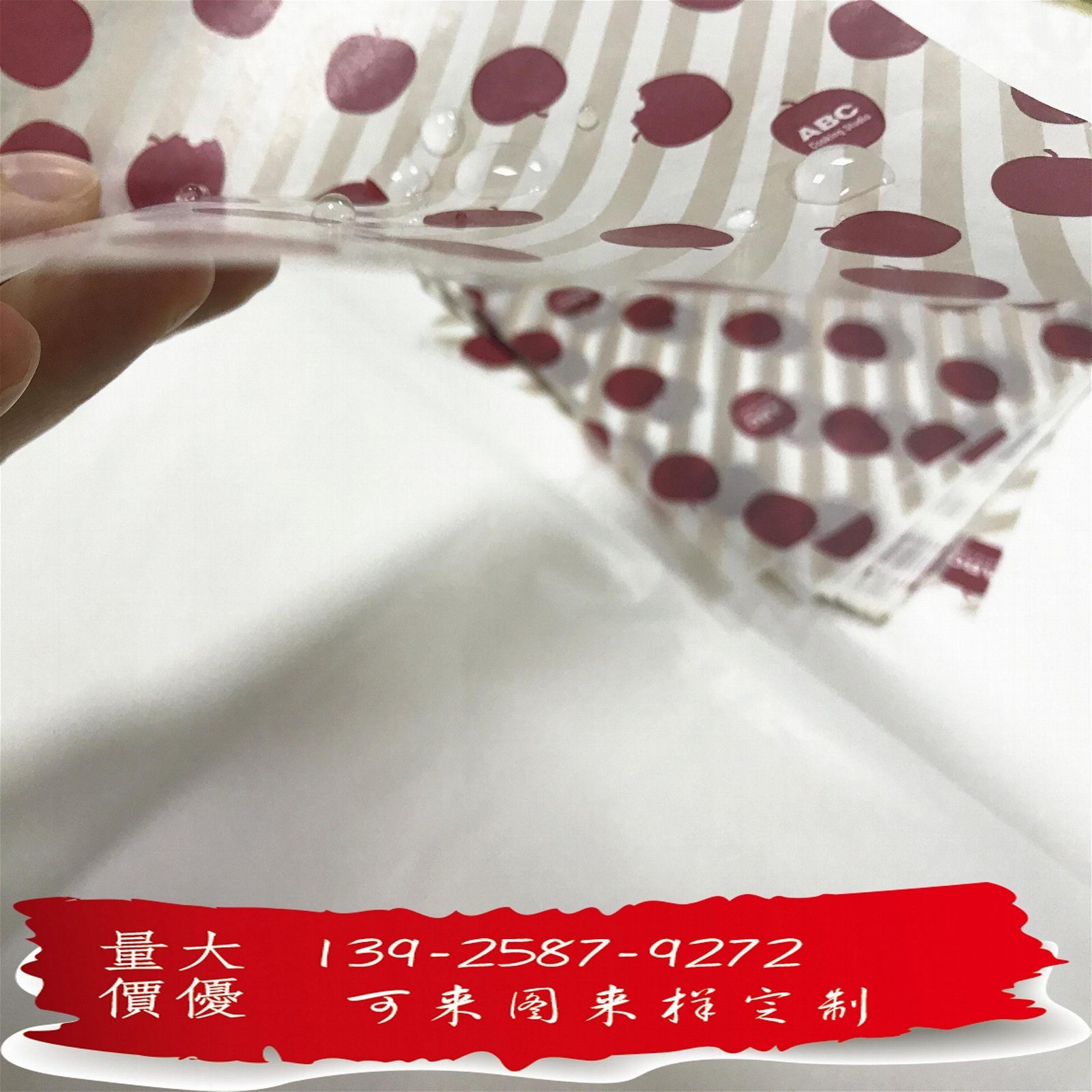 High quality 40 gsm colorful wax paper