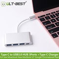 Type-C Type C to USB 3.0 HUB 3 Ports