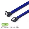 50CM SATA 3.0 III SATA3 7pin Data Cables 6Gb/s SSD Right Angle Cable HDD Hard 2