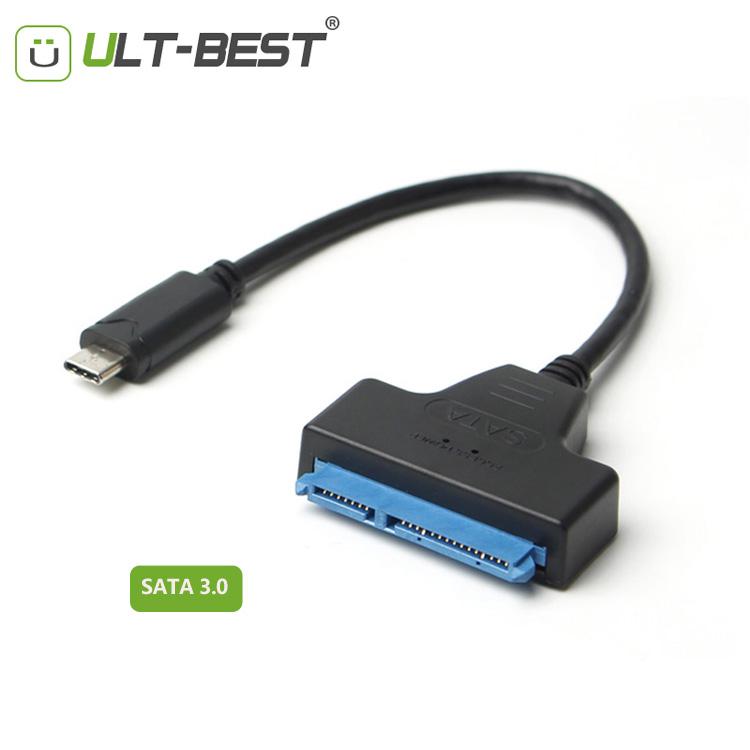 USB 3.1 Type C USB C to SATA 22Pin Hard Drive Converter for 2.5 inch HDD SSD 