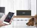 Bluetooth wood speaker with alarm clock function 1