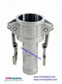 Stainless steel camlock coupling