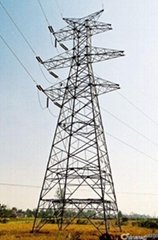 500kv Electric Power Transmission Steel Pole Tower