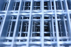 Galvanized grating.