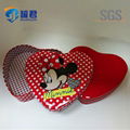 heart shaped tin box for chocolate 2