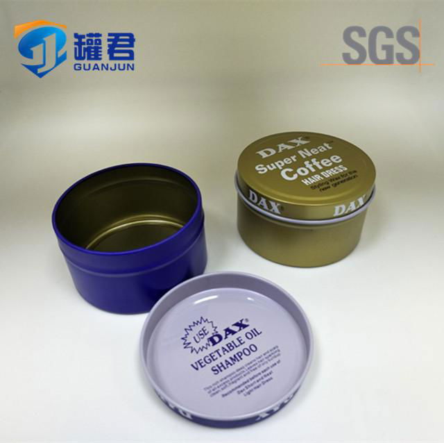 seamless round candle storage tin box 2