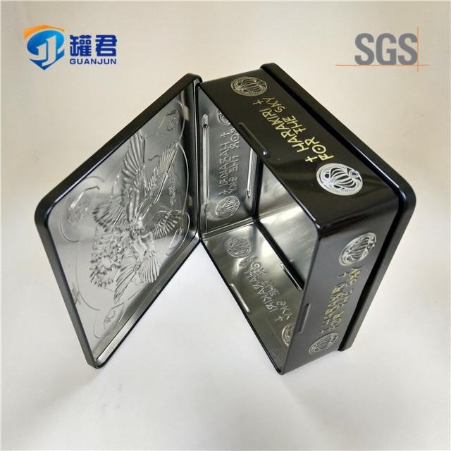 classical rectangular metal tin CD case 4