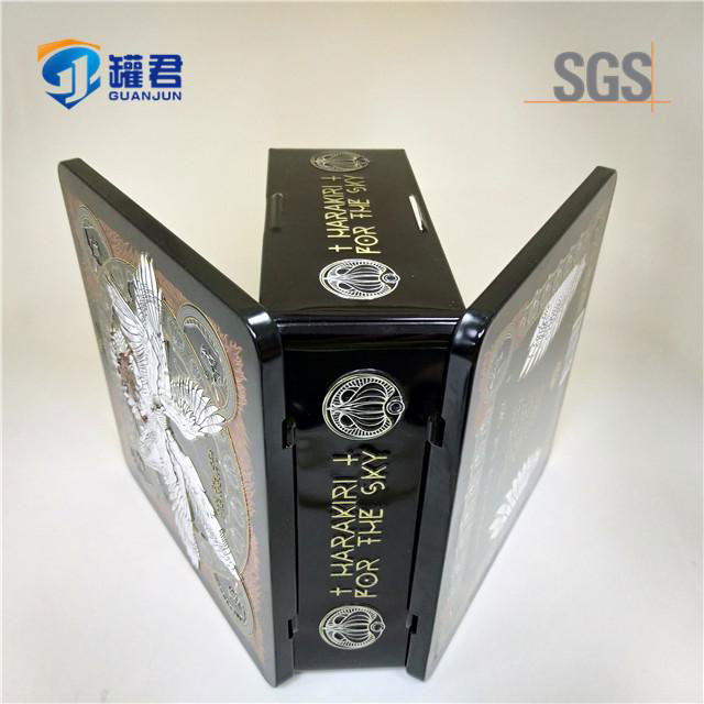 classical rectangular metal tin CD case 5