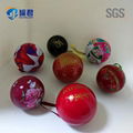 Ball shaped decorative Christmas metal gift tin box 5