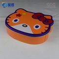 hello kitty cat shaped tin box for sweet