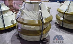 Sandvik H3800 cone crusher standard concave ring manufacture