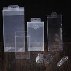 Clear plastic box in different design