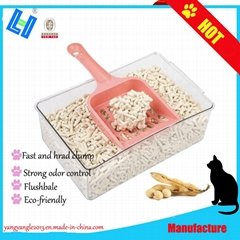 Tofu cat litter