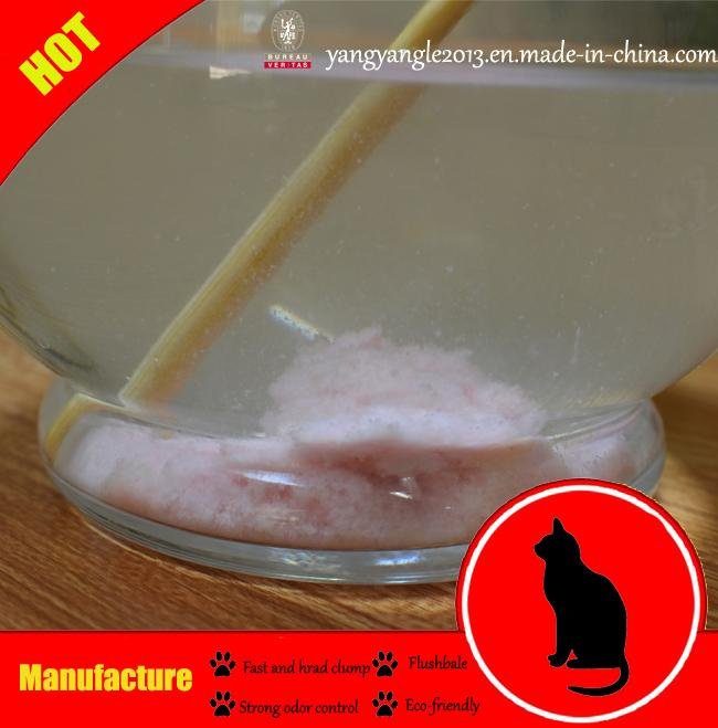 hard clump Tofu cat litter-peach scent 4