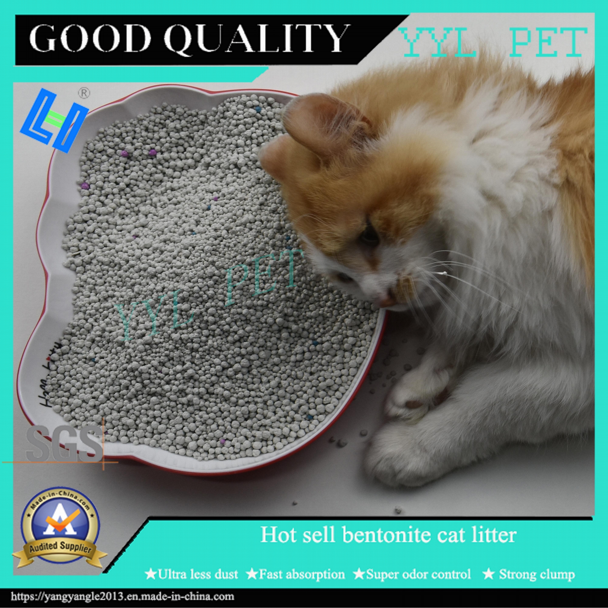 strong clump and scented bentonite cat litter YYLB01 YYL (China
