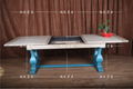 220/240x100x78cm Recycled Elm Dining Table With Extension 3