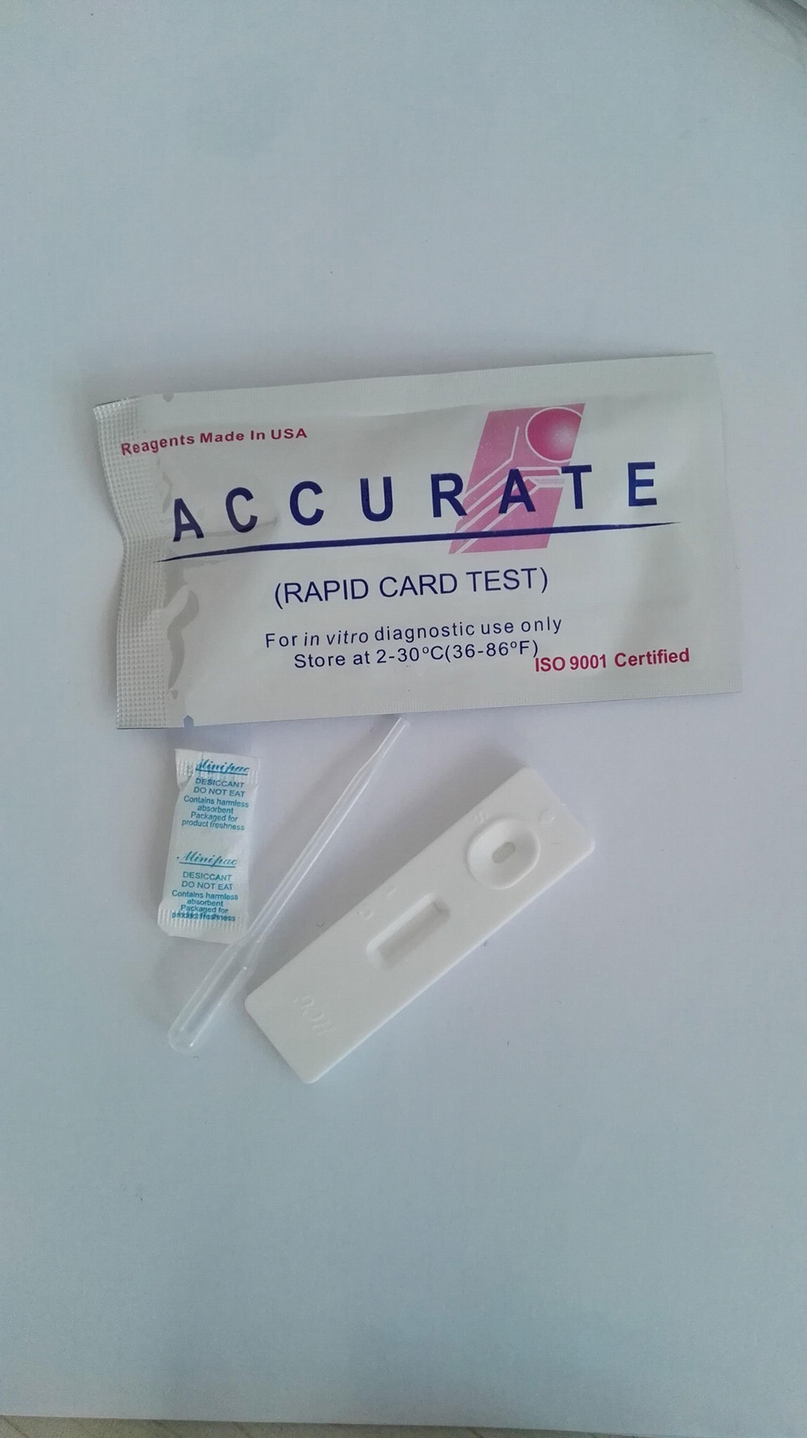 One Step early Pregnancy Kit HCG test cassette