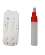 One step FOB fecal occult blood rapid test kit hemoglobin(HB) and transferrin(TF