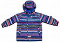 windproof boys and girls ski jacket