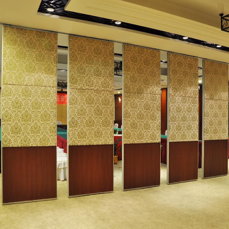 Operable Decorative Acoustic Panel Office Sliding Folding Partition 4