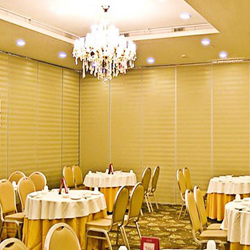 Interior Soundproof Room Divider Sliding Restaurant Operable Partition Wall