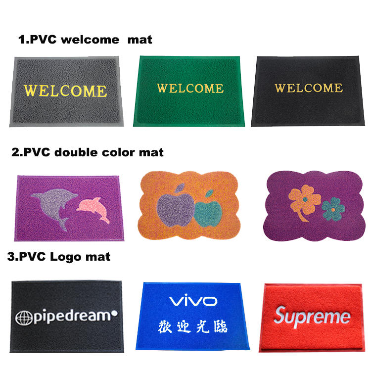 anti slip pvc backing mat/floor mat/door mat (China