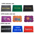 anti slip pvc backing welcome mat/floor mat/door mat 1