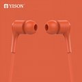D3 high quality in-ear earphone with flat cable earphone 2