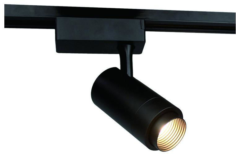 European standard zoomable 3 circuit 4 wire 3 phase LED track light