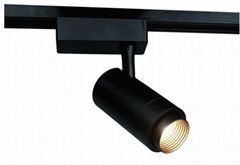 European standard zoomable 3 circuit 4 wire 3 phase LED track light 