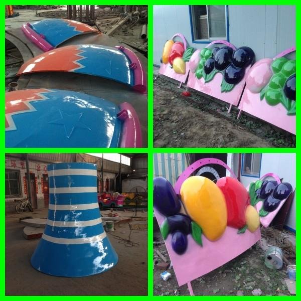 Amusement park watermelon seats rotating swing flying chair carousel ride 1