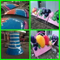 Amusement park watermelon seats rotating swing flying chair carousel ride