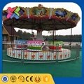 Hot selling amusement park equipment tea cup ride with trailer