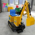 Outdoor children park kid mini excavator